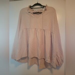 Cream Colored dotted blouse